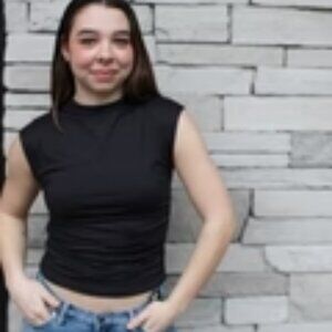 Second Skin Yve Mock Neck Ruched